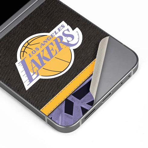 NBA Los Angeles Lakers Retro Palms Galaxy Z Flip6 Skin